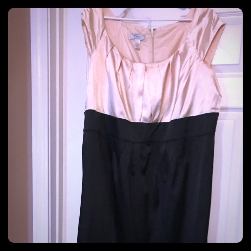 Cream and black dress barn cocktail dress